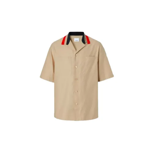 Burberry Экрю Мужские Рубашки