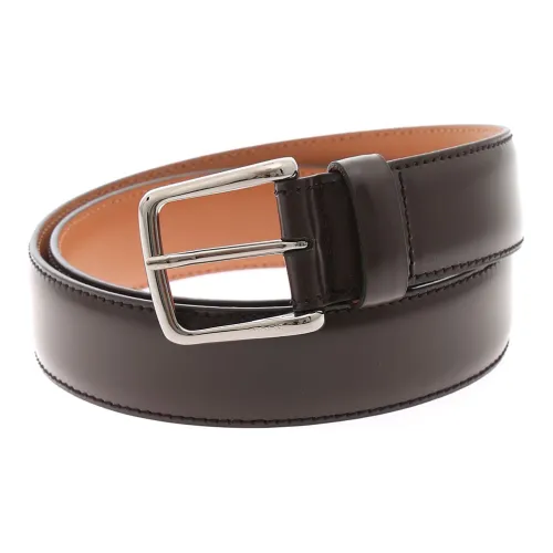 TOD'S Коровья кожа Ремни Коричневый Унисекс