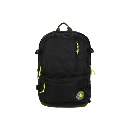 Конверс Утепленный Рюкзак Стандартный Унисекс Черный