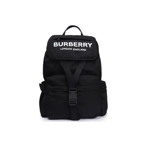 Burberry Холст Ткань Рюкзак Средний Унисекс Черный