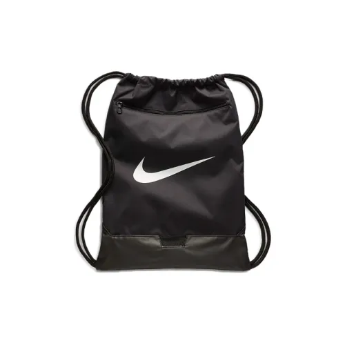 Nike Полиэстер Спортивный Рюкзак Обычный Унисекс Черный