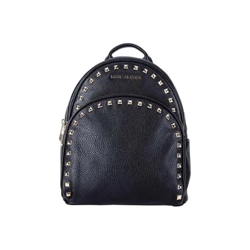 MICHAEL KORS Abbey Leather Backpack Women's Black