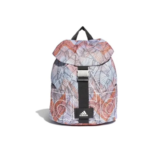 Adidas Polyester Backpack Standard Unisex Blue Orange Multicolor Adidas Полиэстер Рюкзак Стандартный Унисекс Синий и Оранжевый Многоцветный