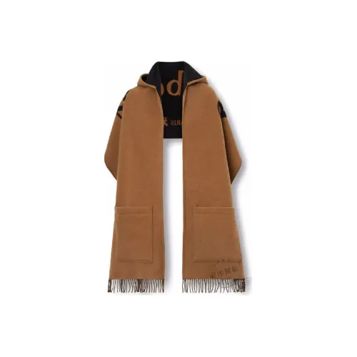 Burberry Шерсть Палантины Коричневый Женские