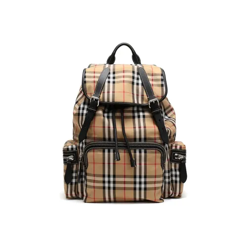 Burberry Холст Рюкзак Унисекс Бежевый