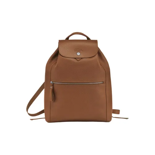 LONGCHAMP Le Foulonné Рюкзак из коровьей кожи женский светлый цвет румяный