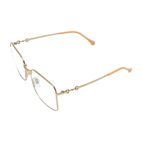 GUCCI Сплав Квадратные Оправы для очков Унисекс Золото