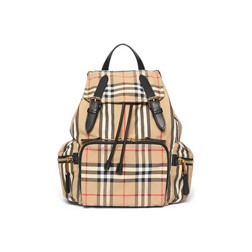 Burberry Canvas Backpack Medium Unisex Khaki Burberry Холст Рюкзак Средний Унисекс Хаки