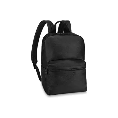 LOUIS VUITTON Монограмма Тисненый Универсальный Коммутирование Рюкзак Мужской Черный