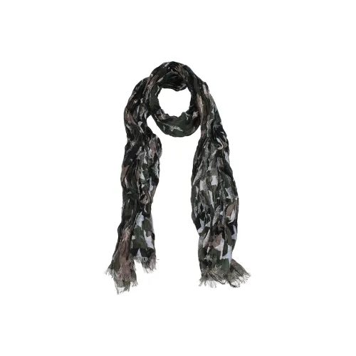 Valentino Вязаные шарфы Linen Green Unisex