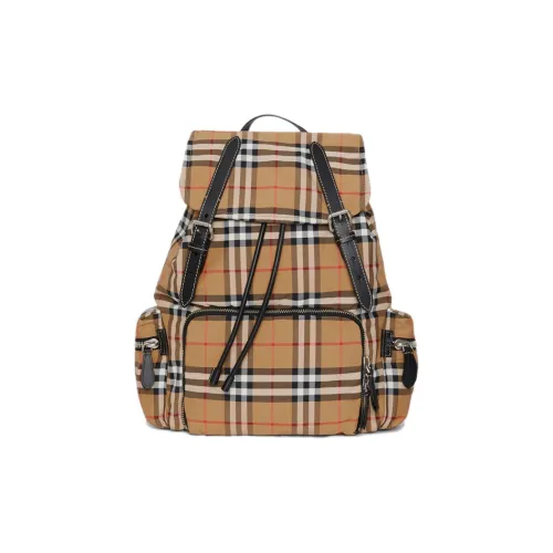 Burberry Рюкзак из коровьей кожи большой унисекс бежевый