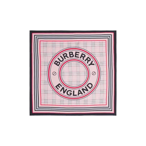 Burberry Шелковые шарфы Рубиново-красный Женские
