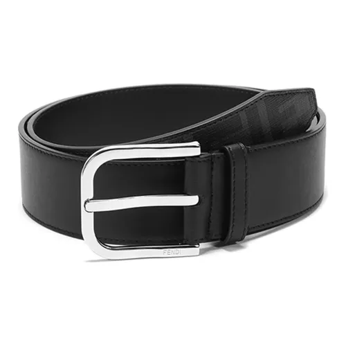 FENDI FF Узор Шпилька Стиль позиционирования Кожаные ремни Мужской