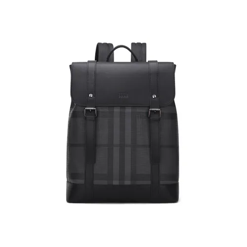 ELLE HOMME Кожа Ноутбук Сумка Рюкзак Мужской Черный