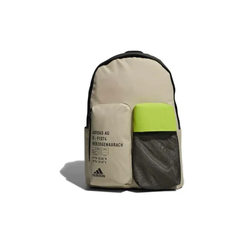 Adidas Polyester Backpack Standard Unisex Beige