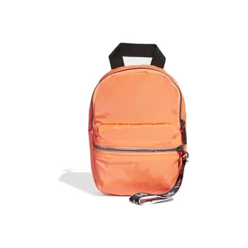 Adidas Originals Полиэстер Рюкзак Мини Женский Коралловый Розовый