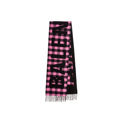 BALENCIAGA Шарфы из шерсти Wool Knit Розовый Унисекс