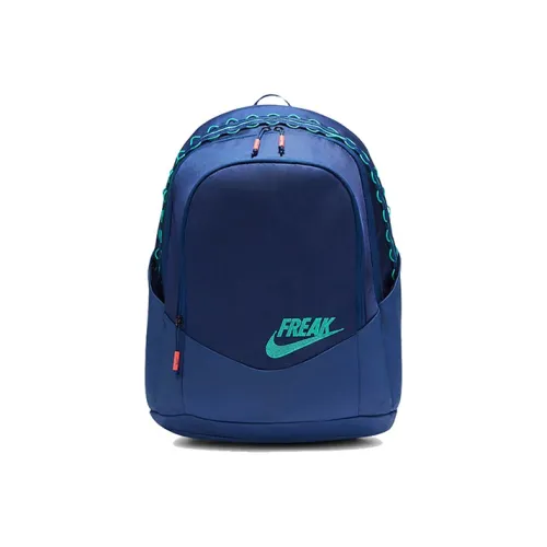 Nike Ткань Рюкзак Стандартный Унисекс Синий