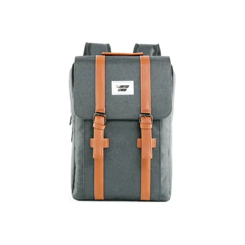 Justice League Oxford Backpack Regular Unisex Light Gray Лига справедливости Оксфорд Рюкзак Стандартный Унисекс Светлый Серый