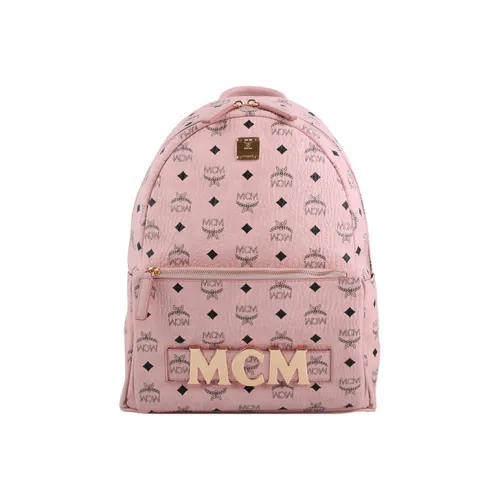 MCM Stark Visetos Рюкзак из искусственной кожи женский розовый