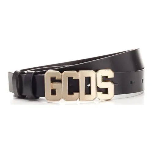 GCDS Кожаные ремни, черный, унисекс