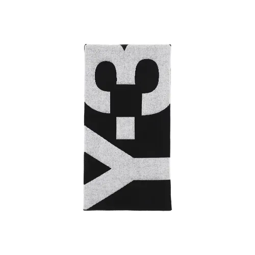 Y 3 Wool Knit Шарфы Черный/Белый Унисекс
