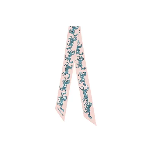 HERMES Twilly Маленький Шелковый Шарф для Женщин