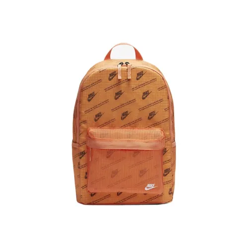 Nike Heritage Полиамид Рюкзак Стандартный Унисекс Оранжевый