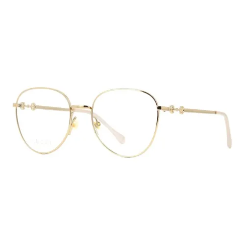 GUCCI Металл Круглые Оправы для очков Унисекс Золото