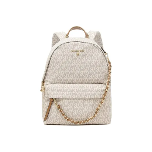 MICHAEL KORS Slater Холст Рюкзак Большой Женский Ванильный Белый