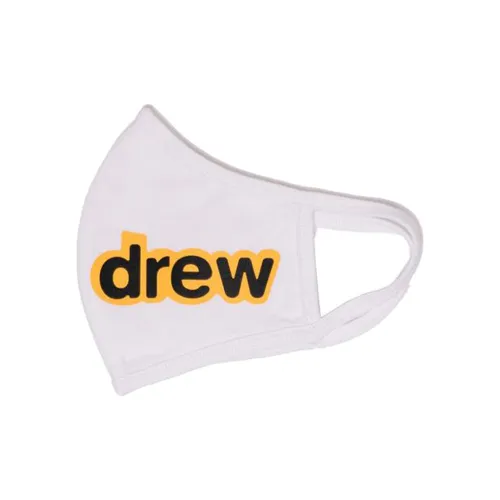 Drew House 100% хлопок Маски для лица Унисекс Белый