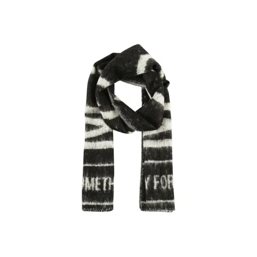 McQ Alexander McQueen Шерсть Вязаные Шарфы Черно-белая панда Унисекс