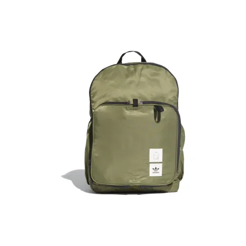 Adidas Originals Ткань Рюкзак Стандартный Унисекс Армейский зеленый