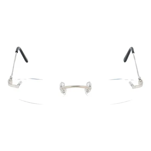 Очки Cartier с диоптриями серебряные унисекс