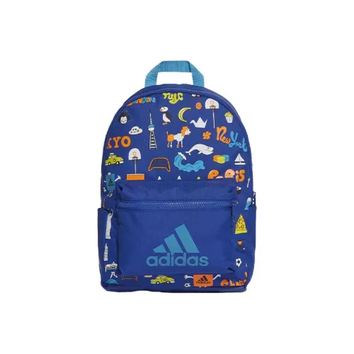 Adidas Polyester Backpack Standard Men's Royal Blue