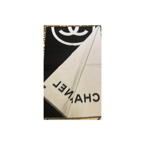 CHANEL Вязаный Кашемир Вязаные Шарфы Унисекс