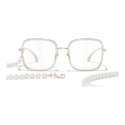 CHANEL Пластина And Металл Квадрат Солнцезащитные очки Женские