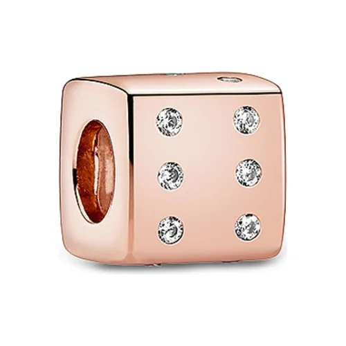 Pandora Сплав/Серебряное покрытие/Золотое покрытие Шармы/Подвески Розово-золотой Женские