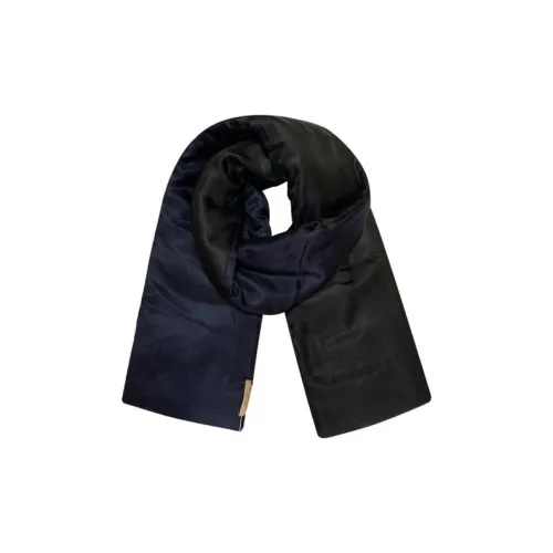 Burberry Шелк Вязаные Шарфы Темно-синий/Черный Женские