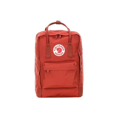 Fjallraven Kanken Виниловый Рюкзак Стандартный Мужской Кирпично-Красный
