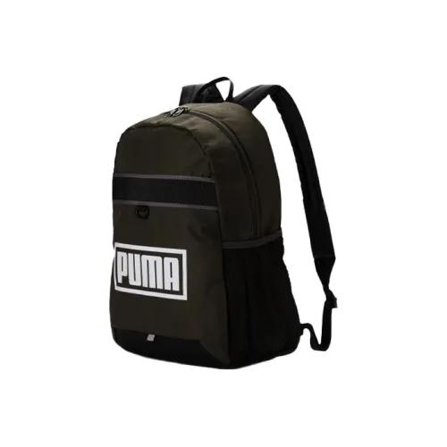 PUMA Полиэстер Рюкзак Стандартный Унисекс Оливково-зеленый