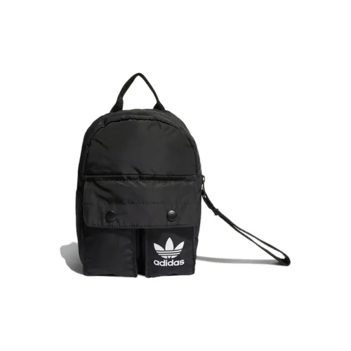 Adidas Originals Полиэстер Рюкзак Мини Женский Черный