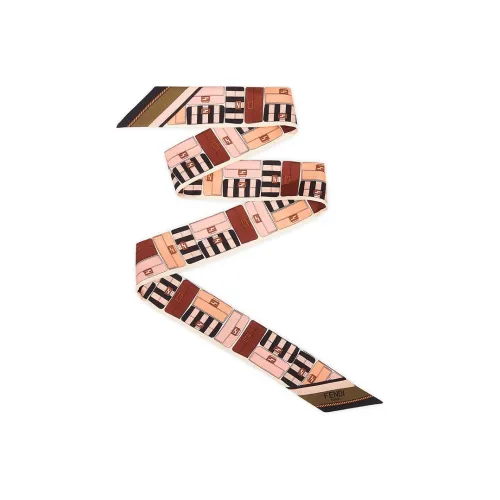 FENDI Шелковые шарфы Многоцветные Женские