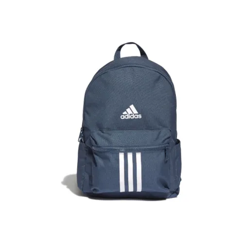 Adidas Полиэстер Рюкзак Стандартный Унисекс Темно-синий с Белым