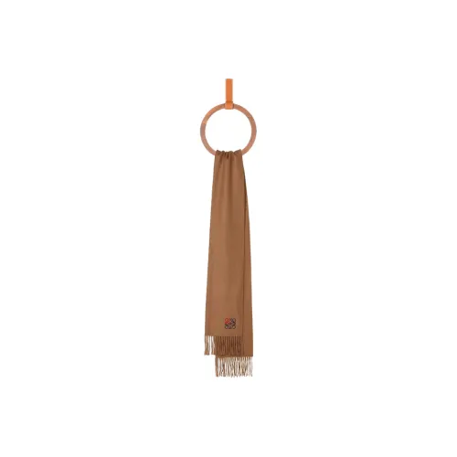 LOEWE Anagram Wool Knit Шарфы Верблюжий Унисекс