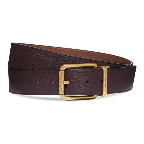 COACH Кожаные ремни Мужской 3,8 см