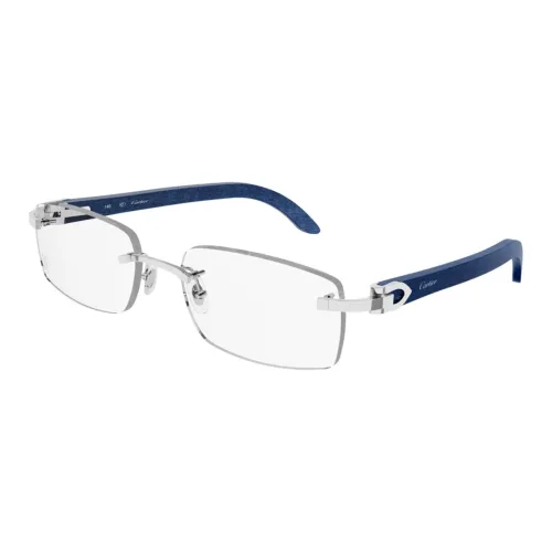 Очки Cartier с диоптриями синие мужские