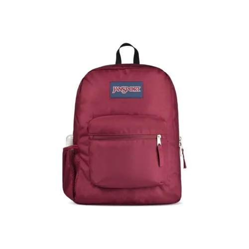 JanSport Полиэстер Рюкзак Стандартный Унисекс Темно-бордовый