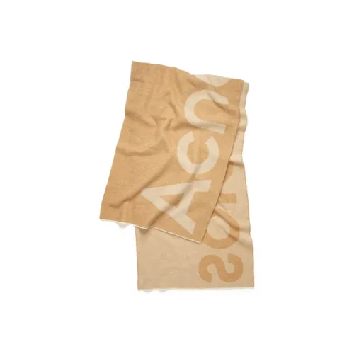 Acne Studios Вязаные Шарфы Унисекс Карамель