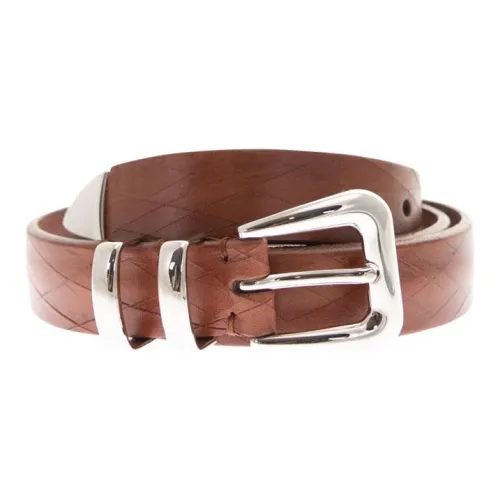 Brunello Cucinelli Кожаные ремни Коричневый Унисекс